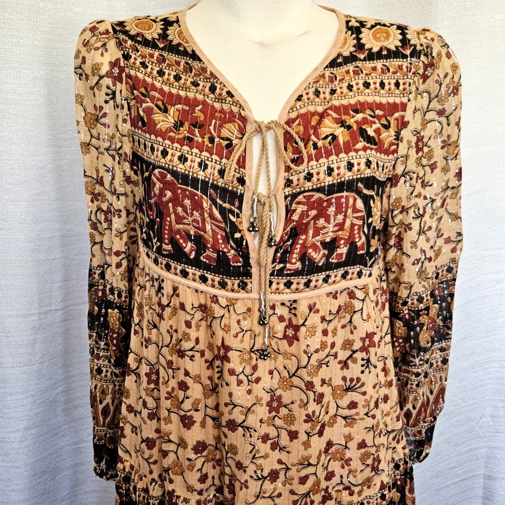 RAGA Advika Bohemian Floral Print Midi Dress - Picture 3 of 8